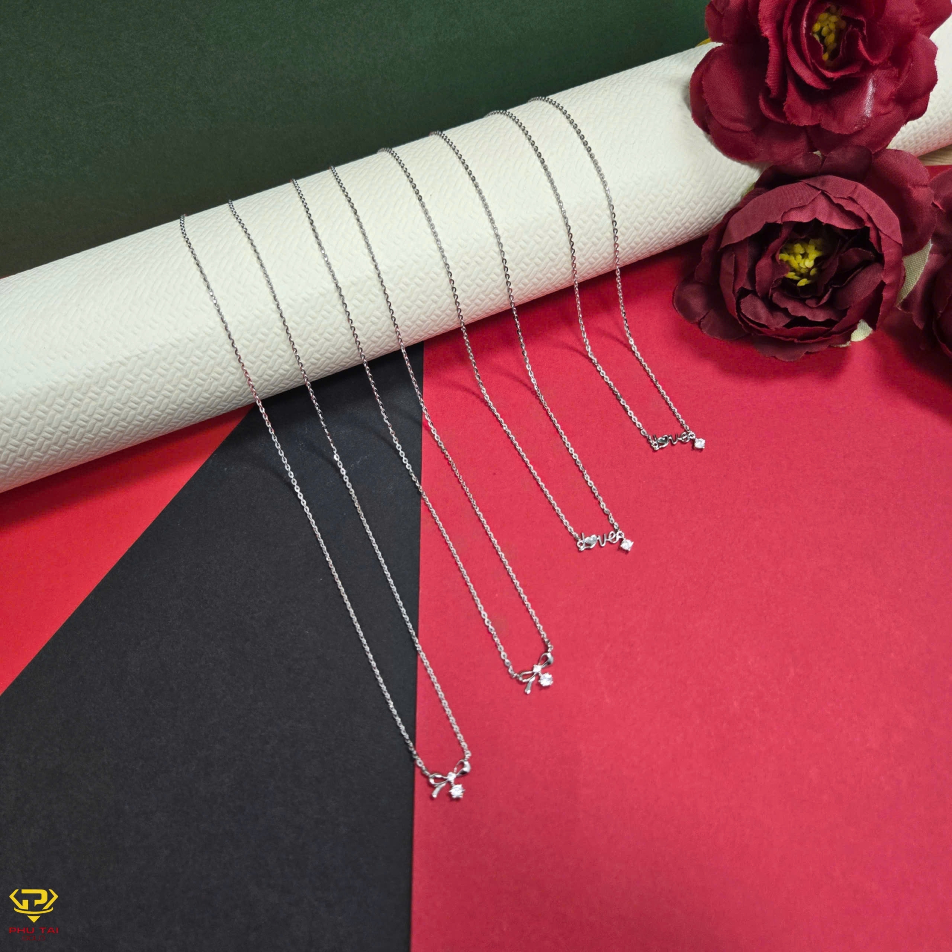 Dây chuyền vàng trắng (mã DC 2221)